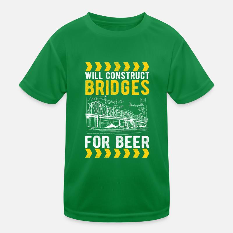 Ingénieur des ponts Construction de ponts T-shirt sport Enfant