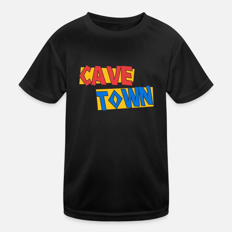Conception de lettrage Cave Town pour les fans et T-shirt sport Enfant