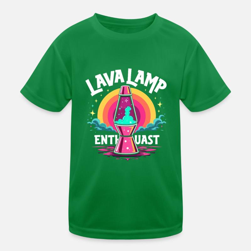 Lampe à lave Rétro Esthétique Psychédélique T-shirt sport Enfant