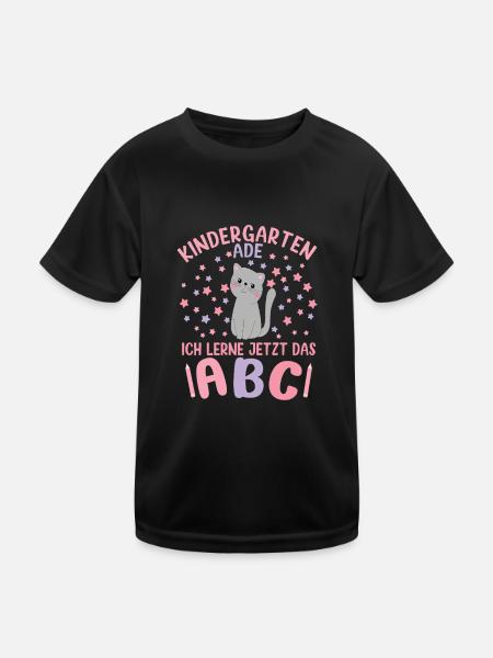 Filles diplômées de la garderie Bye Bye 2026 - T-shirt sport Enfant - noir - Devant
