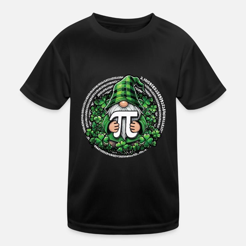 Pi tag Gnome au look trèfle T-shirt sport Enfant