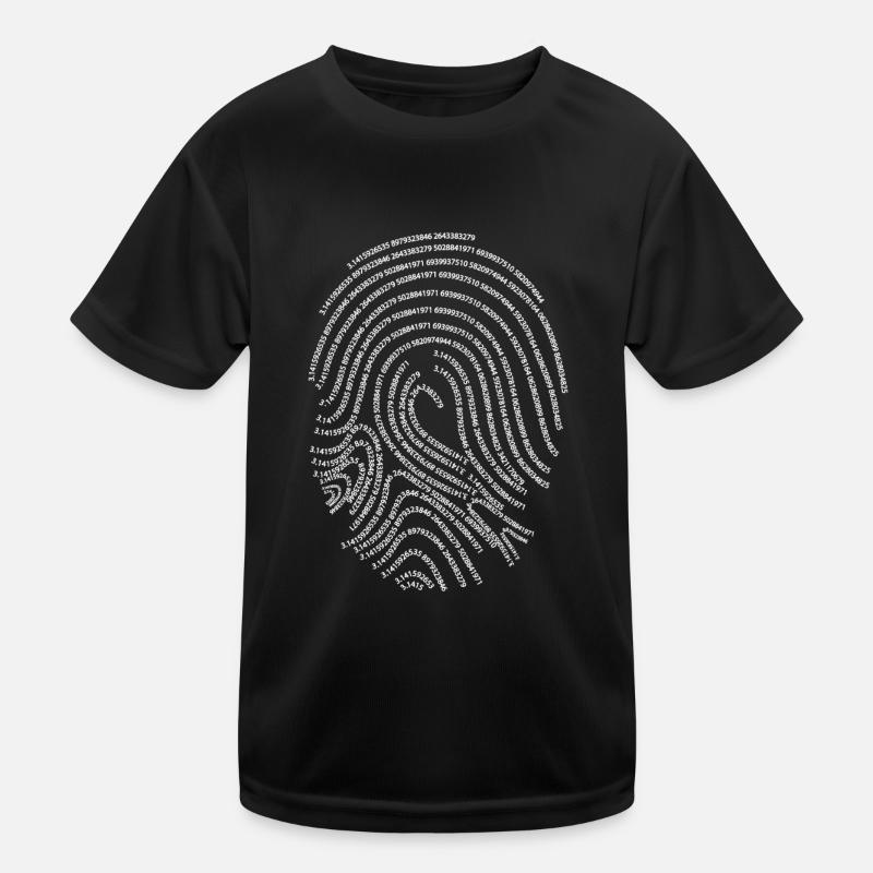 Pi Day: Mathematischer Fingerabdruck Kinder Funktions-T-Shirt