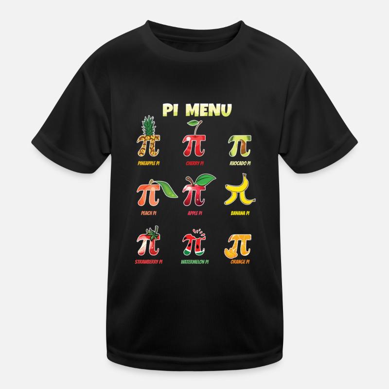 Pi Menü Vielfalt Für Pi Tag Feiern Kinder Funktions-T-Shirt