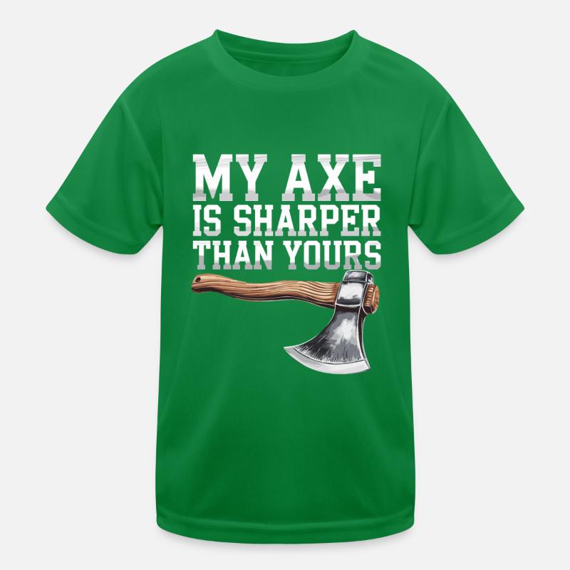 Axe Throwing Target Practice Lumberjack Sport Kinder Funktions-T-Shirt