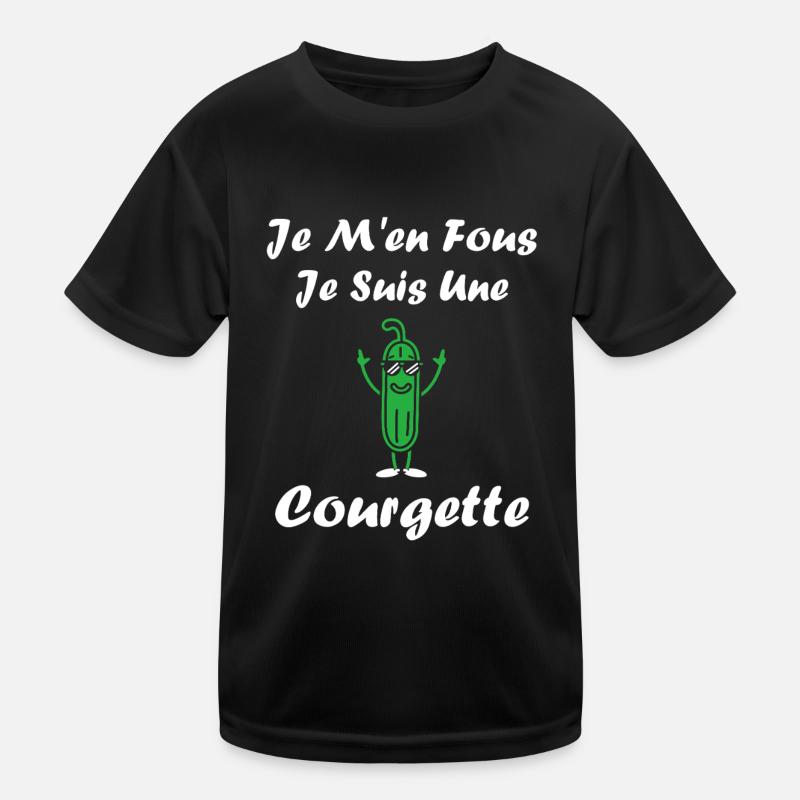 Zucchini-Humor Kinder Funktions-T-Shirt