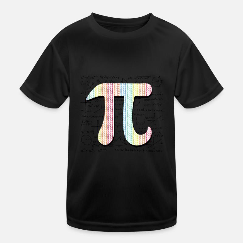 Pi Tag Regenbogenfarben 3,14 Mathematik Kinder Funktions-T-Shirt