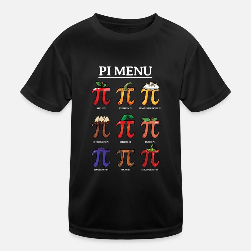 Menu Pi : pomme, citrouille, citron et plus encore pour T-shirt sport Enfant