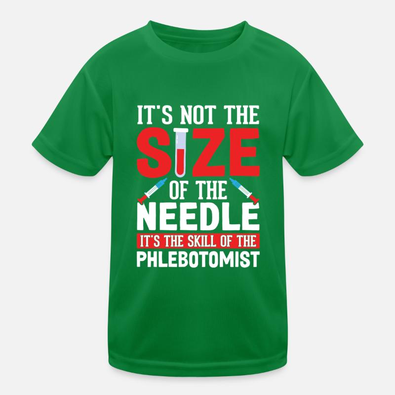 Ce n’est pas la taille de l’aiguille drôle T-shirt sport Enfant