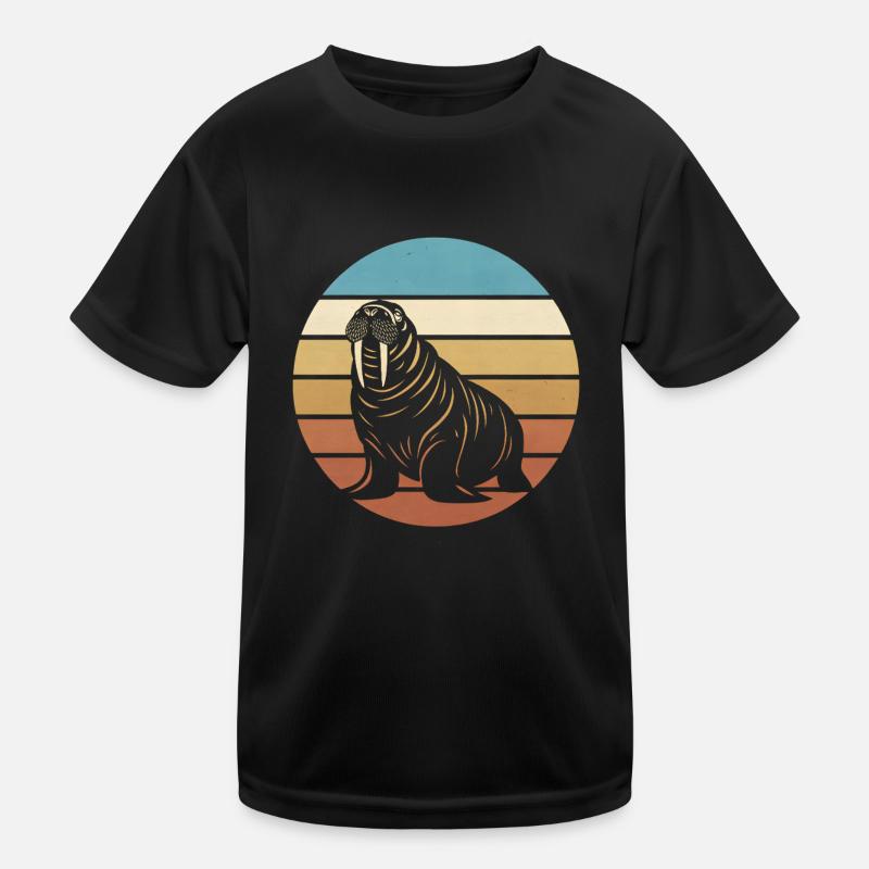 Walross Kinder Funktions-T-Shirt