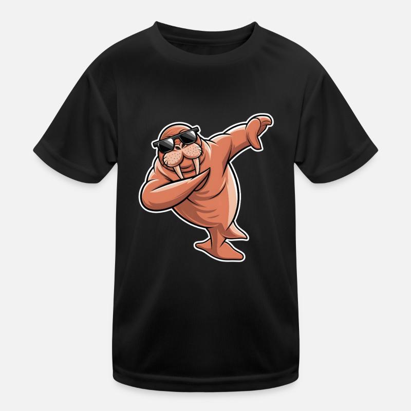 Walross Kinder Funktions-T-Shirt