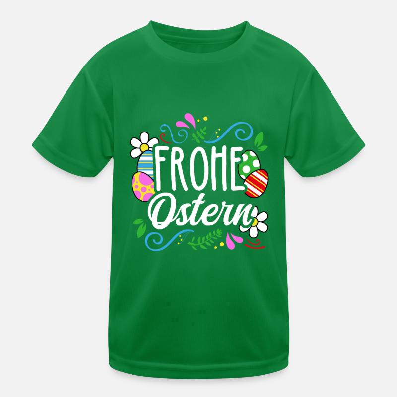 Happy Easter Kids Functional T-Shirt