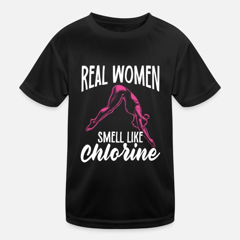 Tremplin Plongée Plongée Plongeurs T-shirt sport Enfant