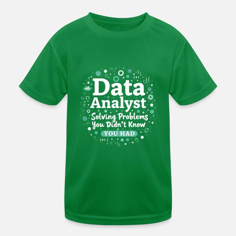 Analyste de données Spécialiste Big Data Entreprise T-shirt sport Enfant