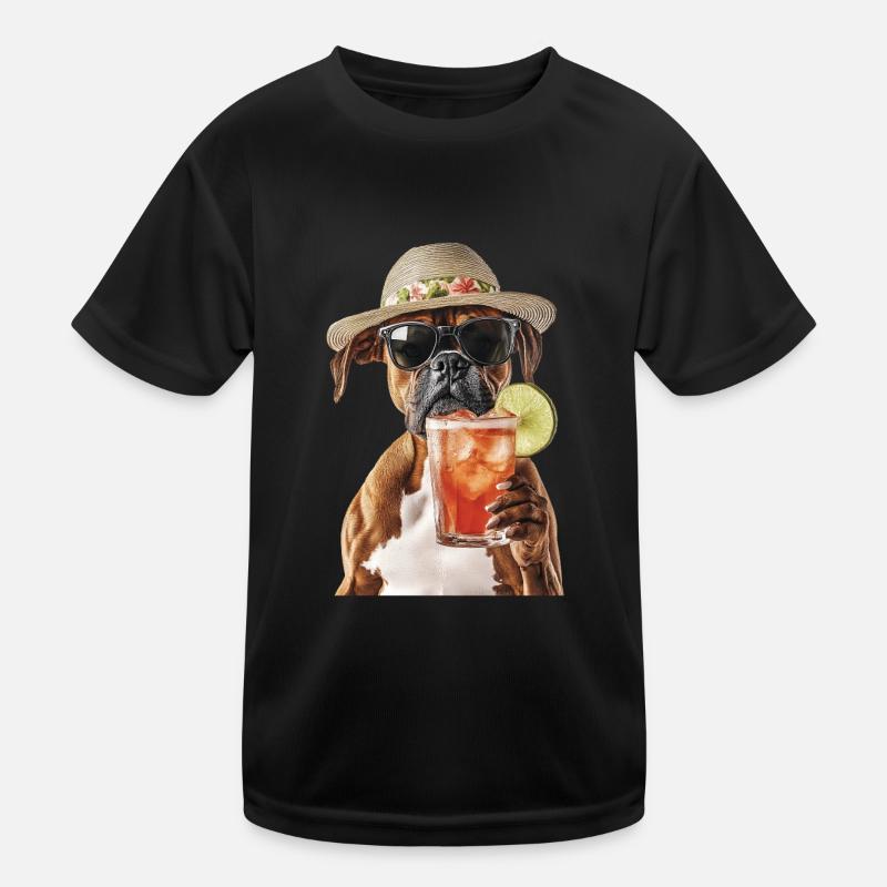 Boxer Kinder Funktions-T-Shirt