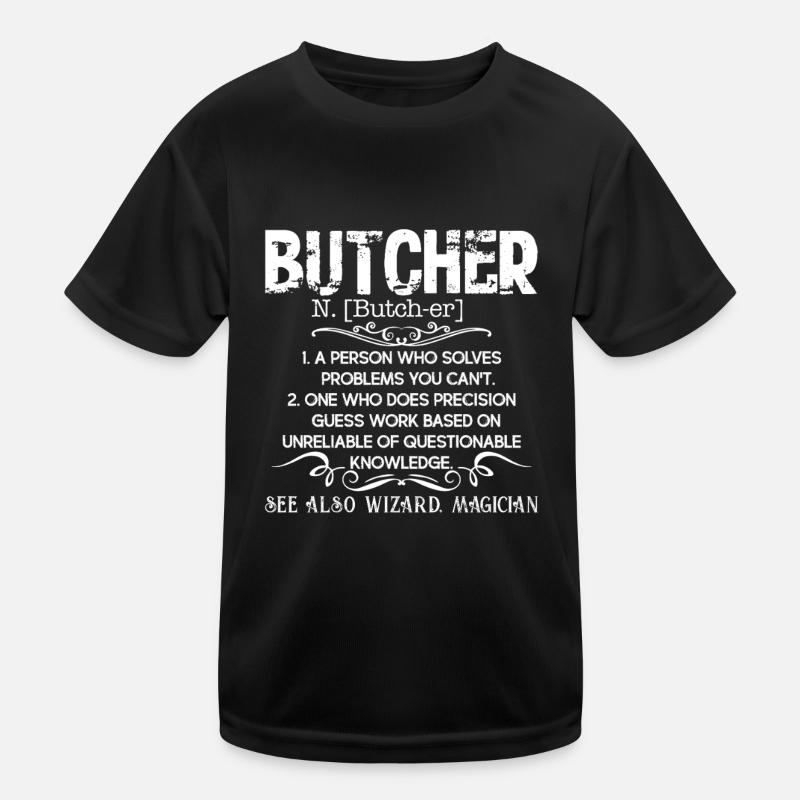 Butcher Definition Kids Functional T-Shirt
