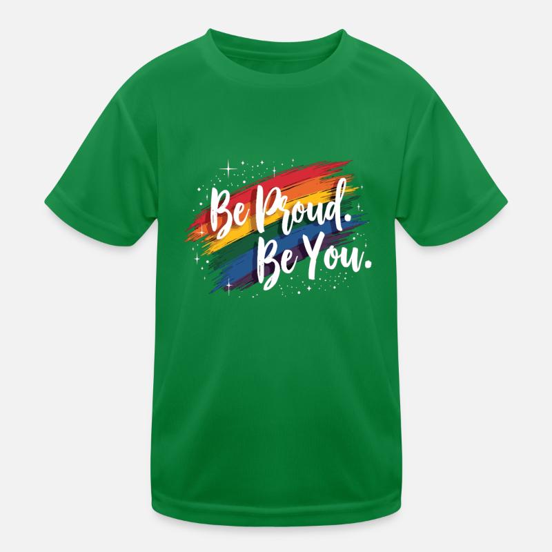 Pride Rainbow Déclaration LGBTQ+ Pride & Love T-shirt sport Enfant