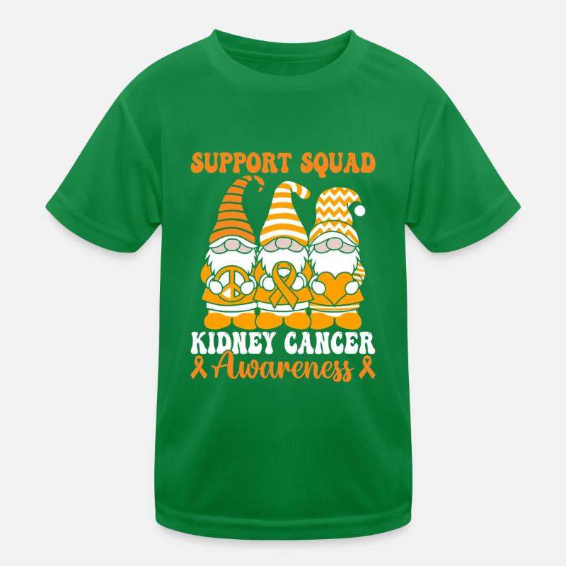 Escouade de soutien Ruban vert Transplantation d’organe T-shirt sport Enfant
