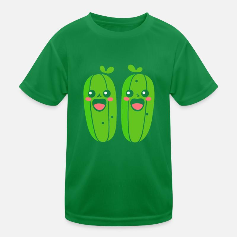 Gurke Kinder Funktions-T-Shirt