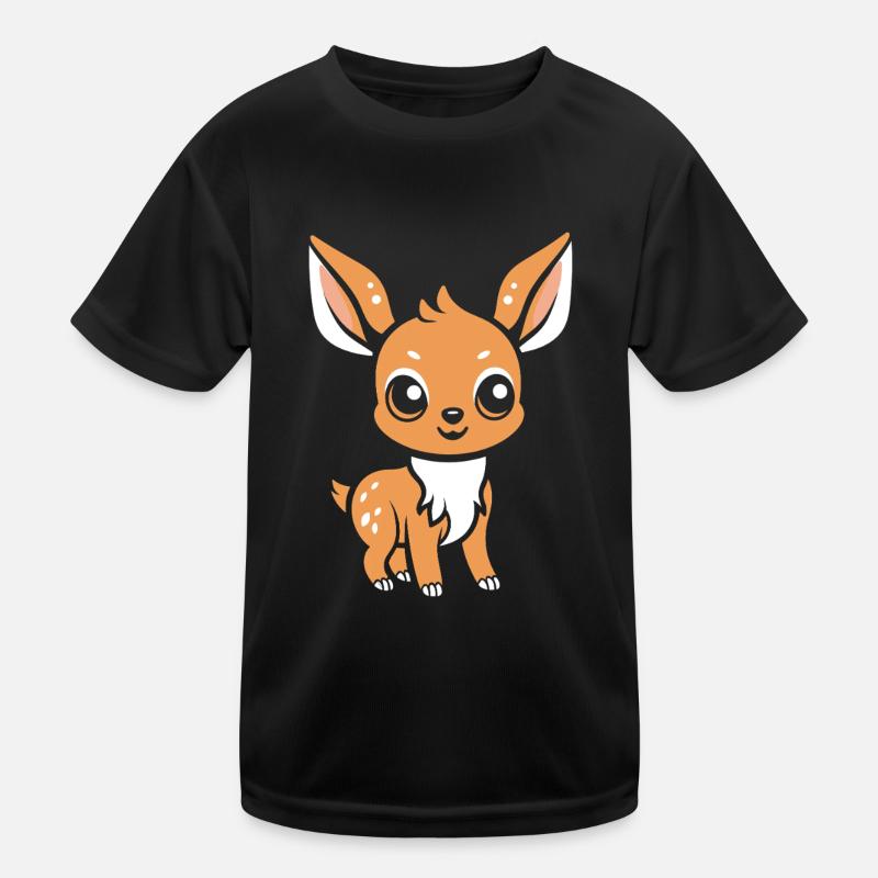 roe deer Kids Functional T-Shirt