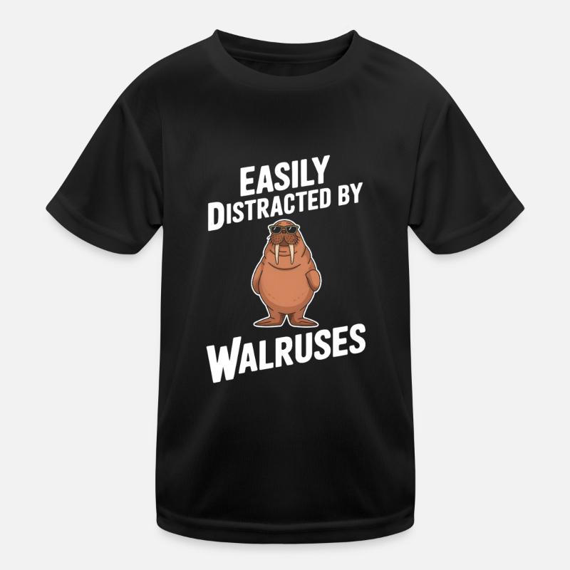 Walross Kinder Funktions-T-Shirt