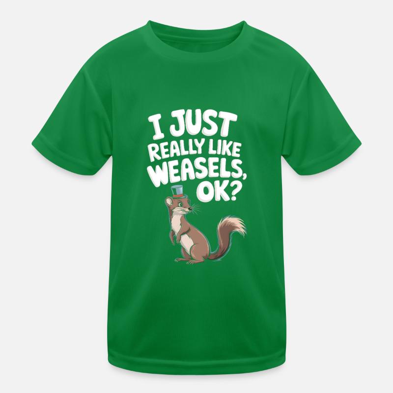 Wiesel Kinder Funktions-T-Shirt