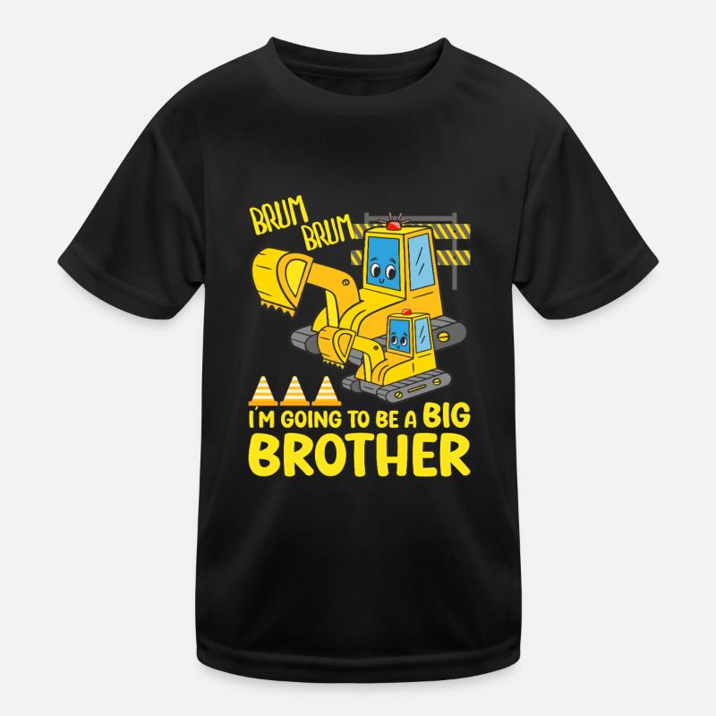 Excavator Child Ready va devenir un grand frère T-shirt sport Enfant