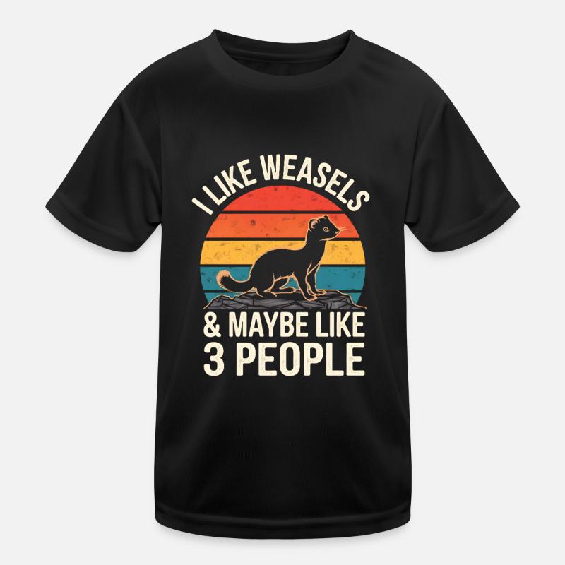 Wiesel Kinder Funktions-T-Shirt