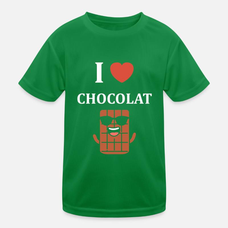 Humour Chocolat T-shirt sport Enfant