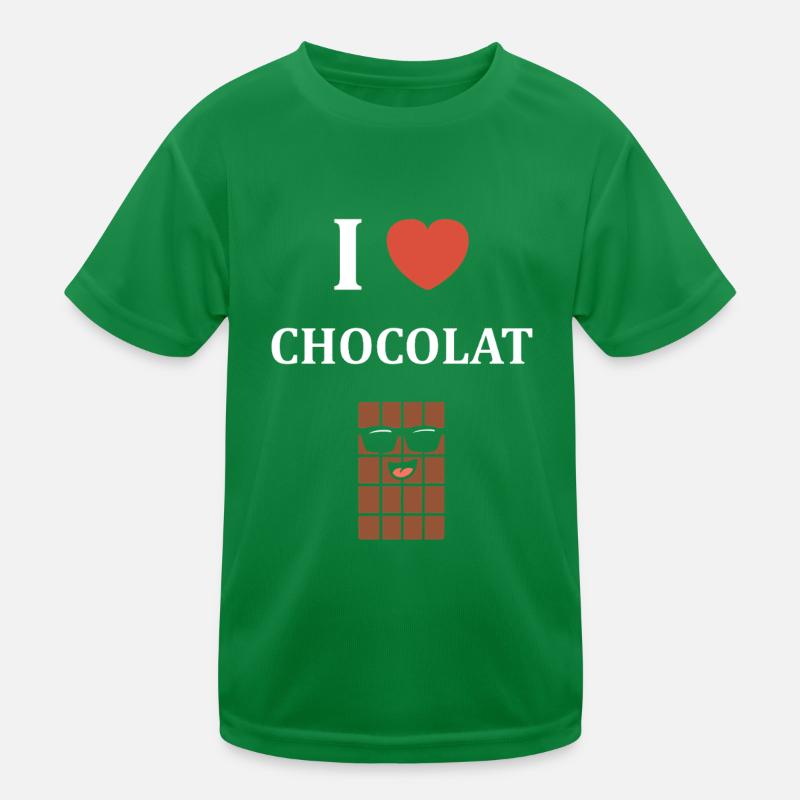 Humour Chocolat T-shirt sport Enfant
