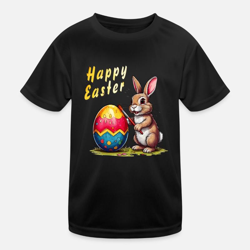 EASTER BUNNY Happy Easter Kids Functional T-Shirt