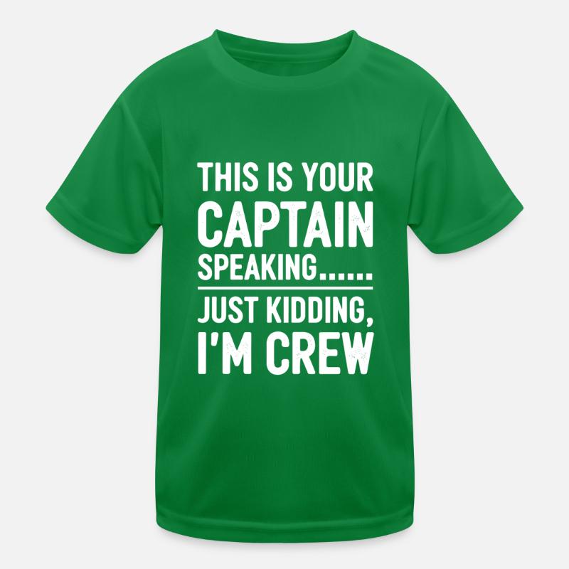 Flugbegleiterin Der Luftfahrtprofi Cabin Crew Kinder Funktions-T-Shirt