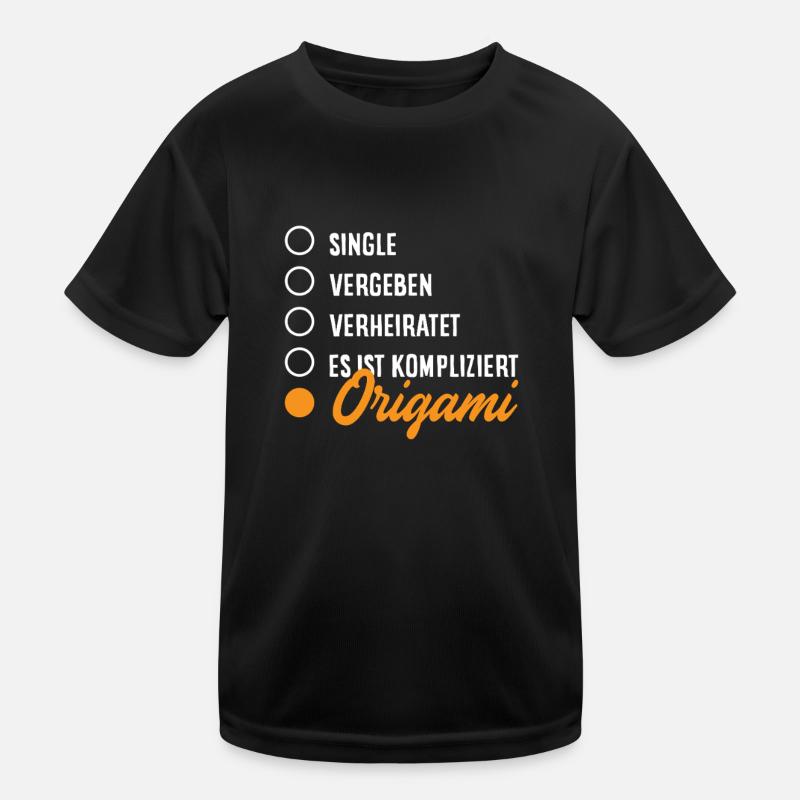 It's complicated origami Kids Functional T-Shirt
