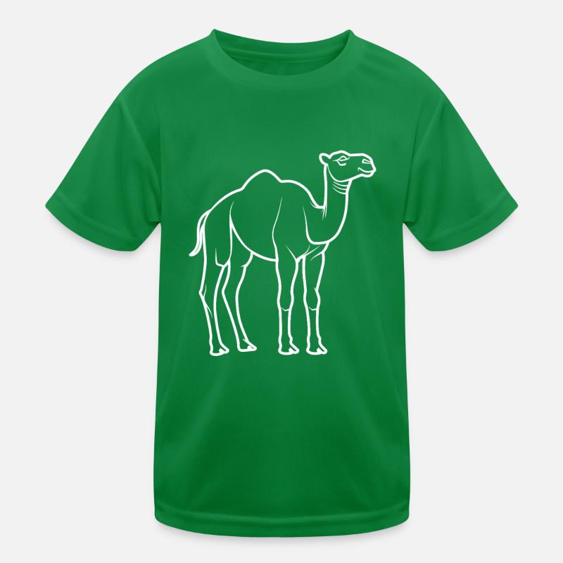 Kamel Kinder Funktions-T-Shirt