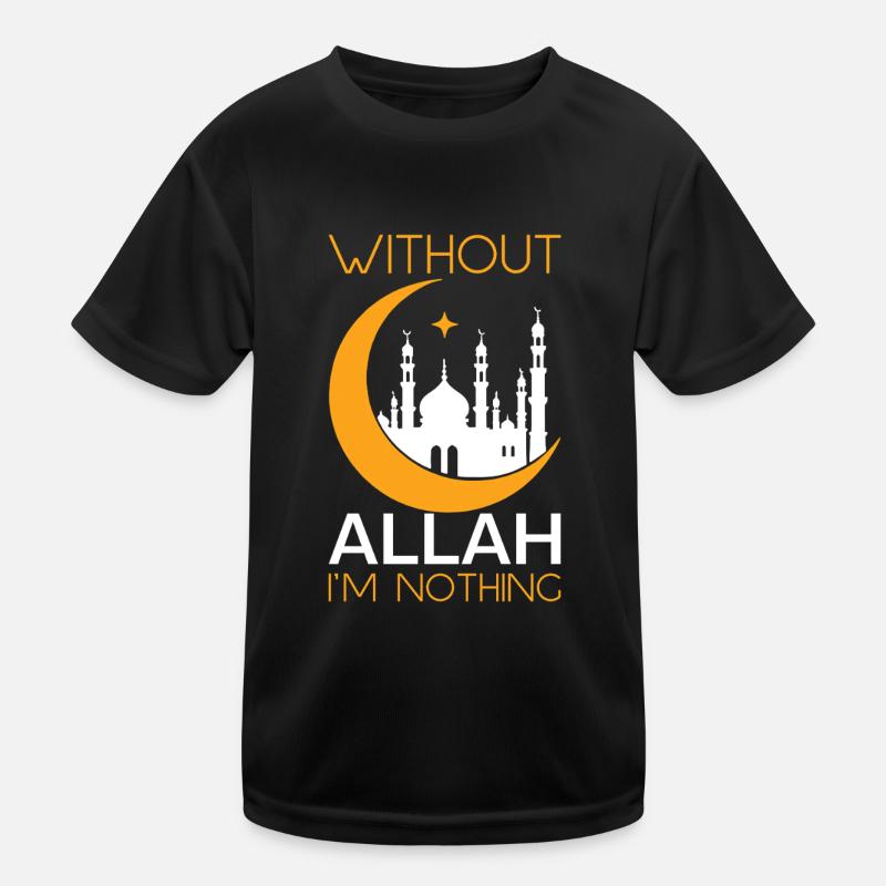 Eid Mubarak Ohne Allah Bin Ich Nichts Kinder Funktions-T-Shirt