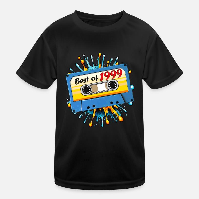 1999 CASSETTE MUSICALE BEST OF T-shirt sport Enfant