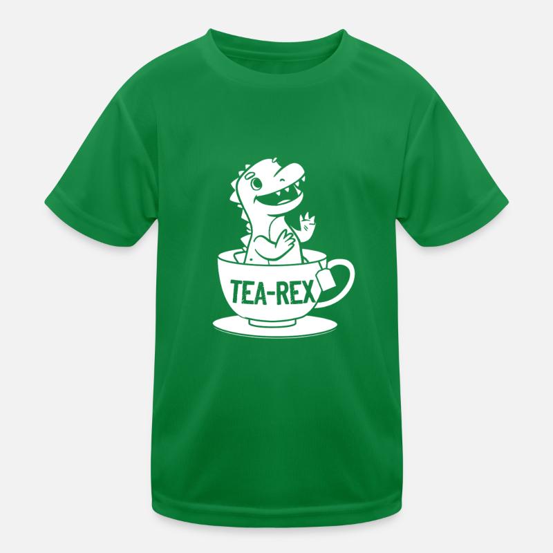 Funny Dinosaur Tea-Rex Dino T-Rex Dino Kinder Funktions-T-Shirt
