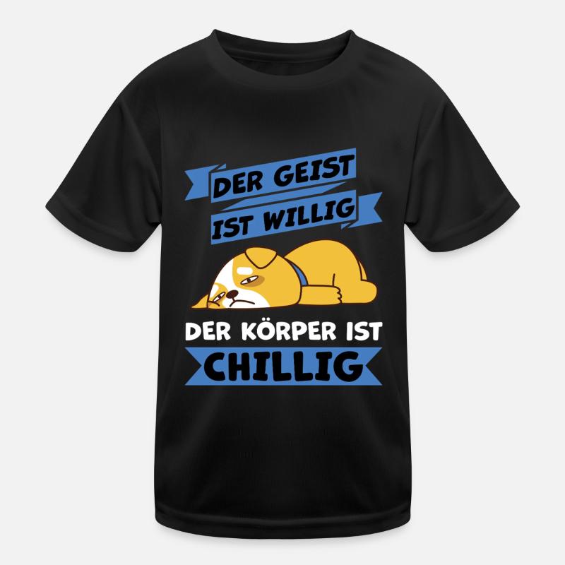 frisson corporel haha je me pisse T-shirt sport Enfant