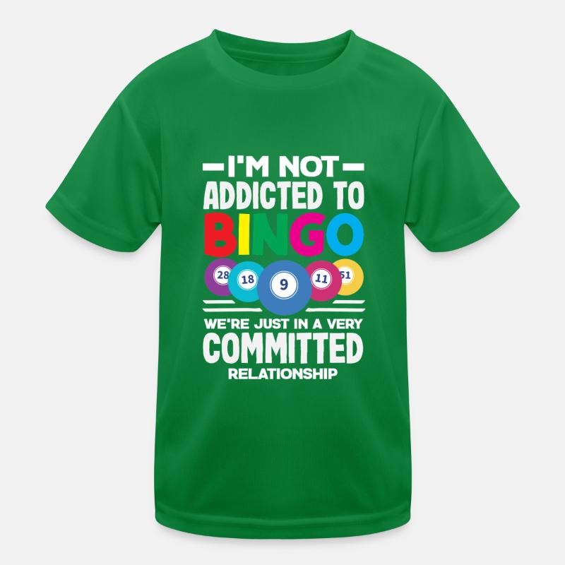 Bingo Engaged Relationship Statement Kids Functional T-Shirt