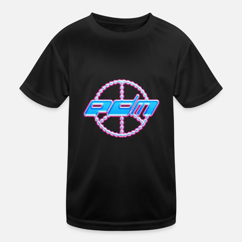 EDM 90er Ästhetik Retro Techno Trance Rave Kinder Funktions-T-Shirt