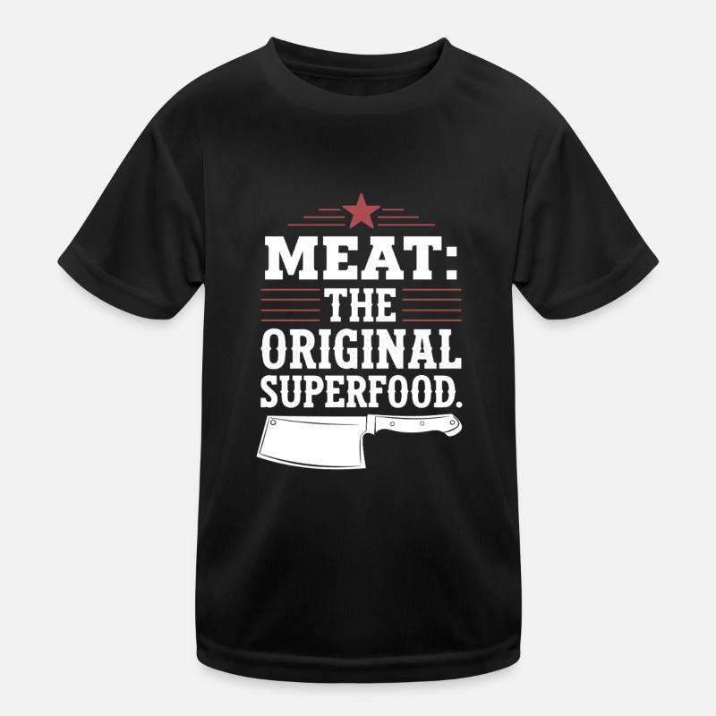 Régime sur le régime carnivore sur le T-shirt sport Enfant