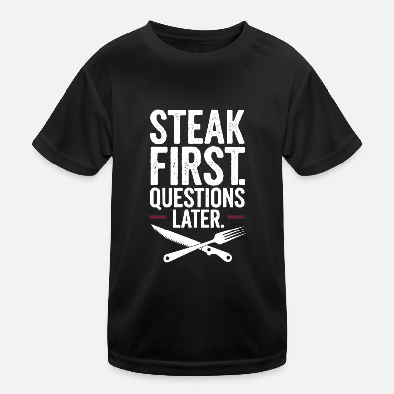 Régime sur le régime carnivore sur le T-shirt sport Enfant