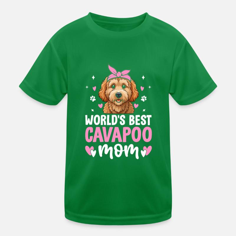 Cavapoo Maman Appréciation Cavadoodle Drôle Chien de compagnie T-shirt sport Enfant