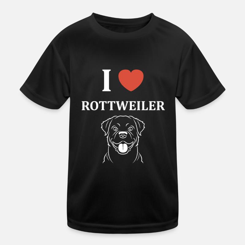 Rottweiler Kinder Funktions-T-Shirt