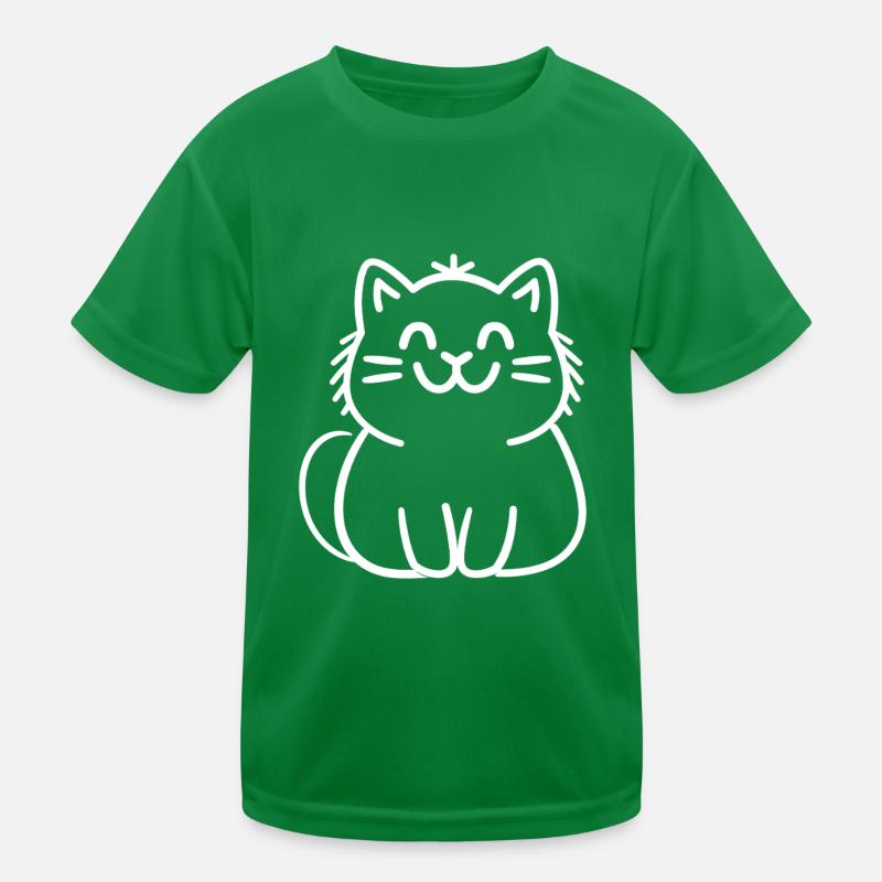 Chat persan T-shirt sport Enfant