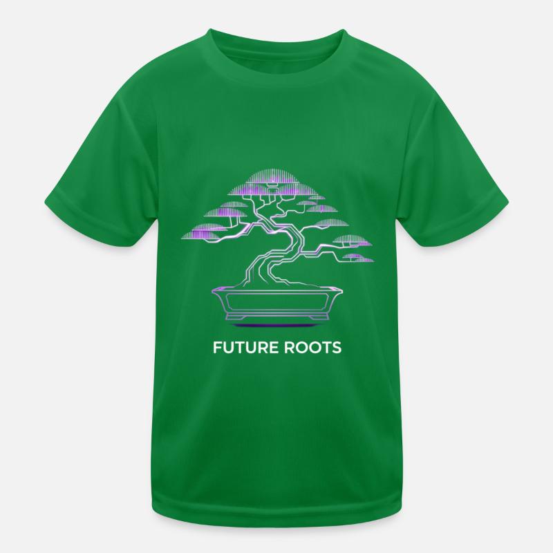 Futuristic Bonsai Tree Design Kinder Funktions-T-Shirt