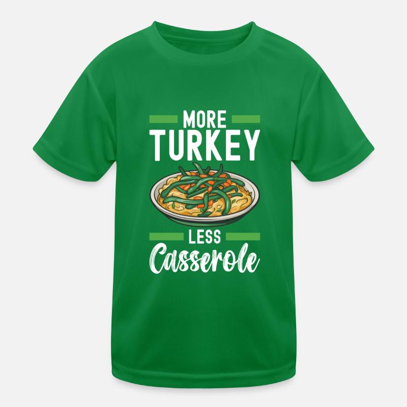 Casserole de haricots verts T-shirt sport Enfant