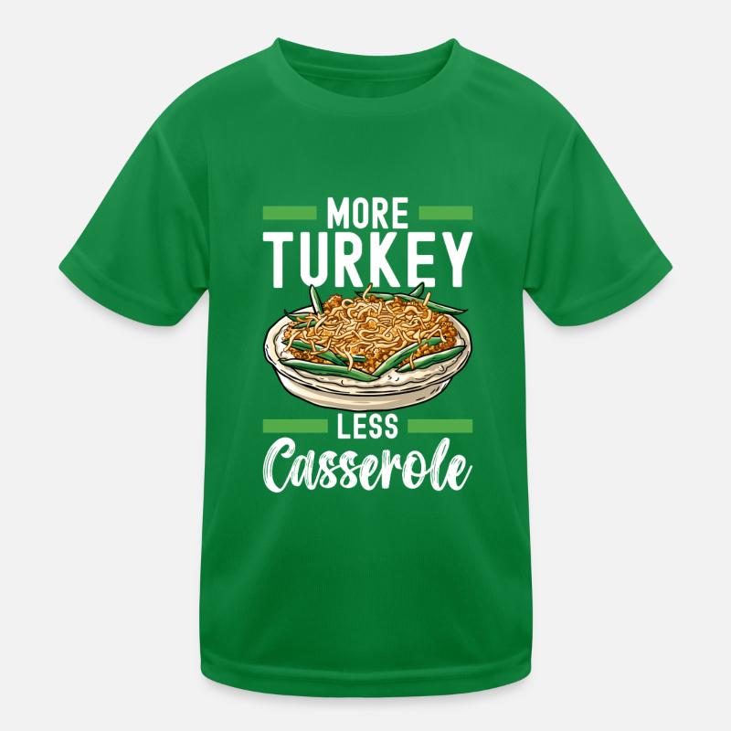 Casserole de haricots verts T-shirt sport Enfant