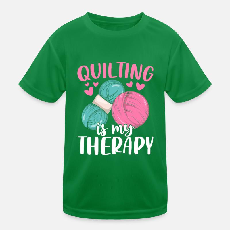La courtepointe est mon hobby de la couture à la main T-shirt sport Enfant