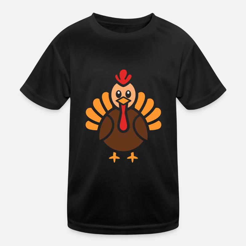 dinde T-shirt sport Enfant