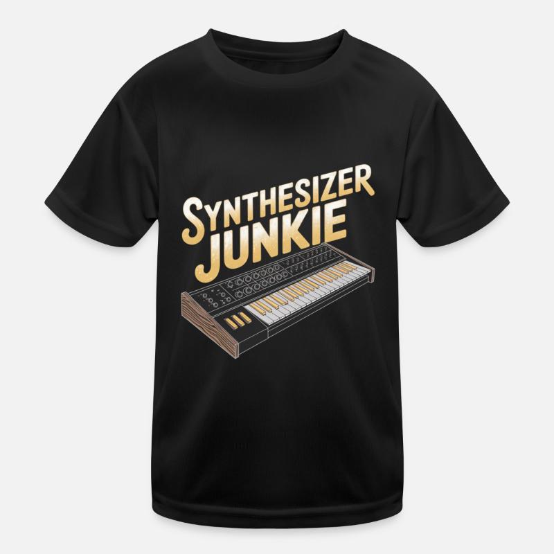 Synthétiseur Junkie Design T-shirt sport Enfant
